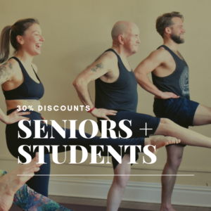 30% discounts for students & seniors!