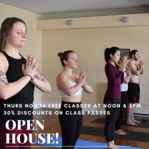 Open House, 30% Class Packs + Free Yoga! @ Astanga Yoga Ottawa
